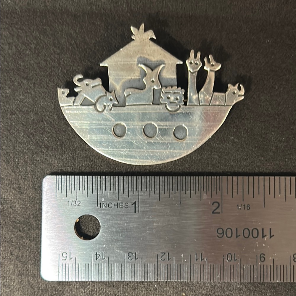 Silver Animal Brooch